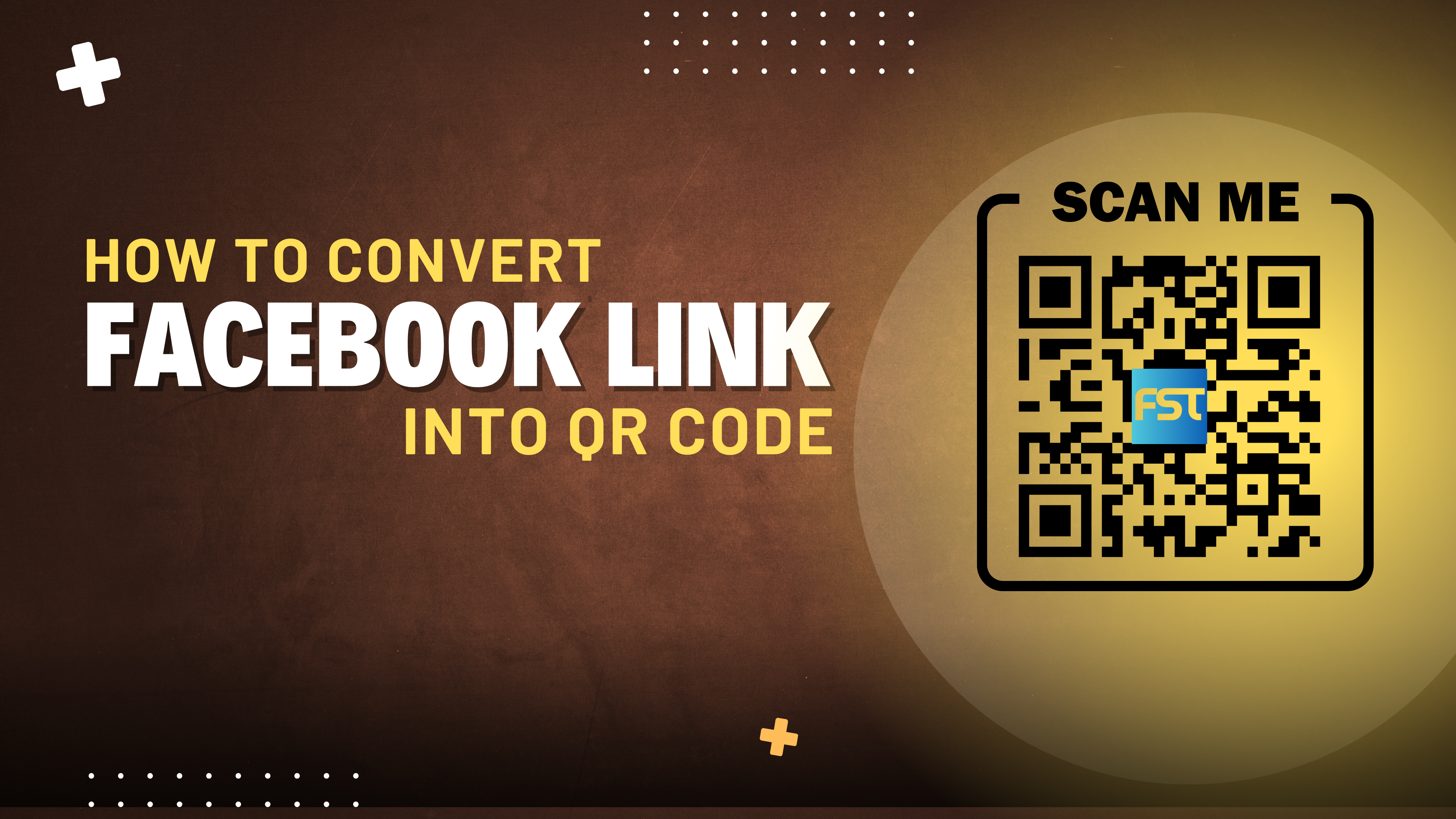 Simple Method to Convert a Facebook Link to a QR Code